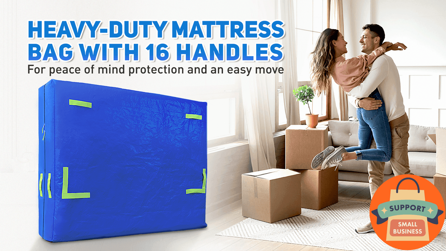 Professional Grade Mattress Bag Extra Heavy Duty Mattress Storage